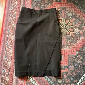 Banana Republic black pencil skirt